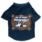 Lexington Pet w/ Wrangler - Dog Tee Long Live Cowboys Navy