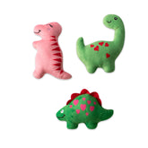 Petshop by Fringe Studio - Dog Toy 3 Pc Set You Are Dino-Mite