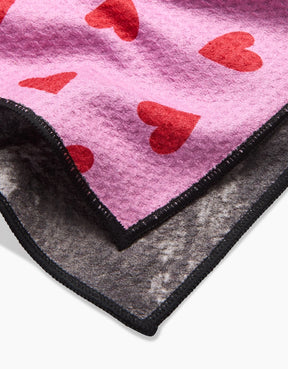 Geometry - Paw Towel I Heart You