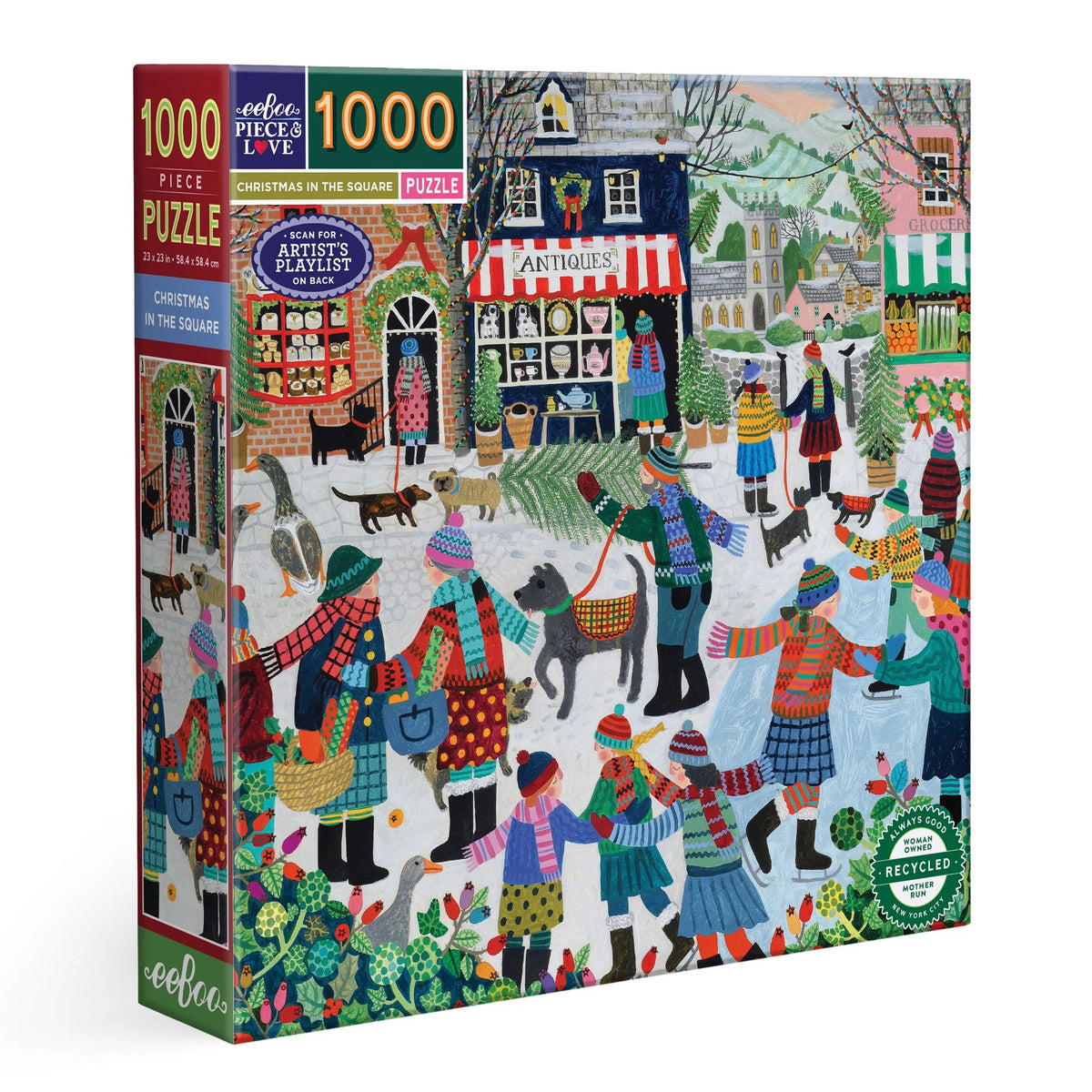 eeBoo - Christmas in the Square Puzzle