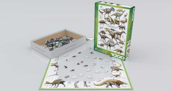 Puzzle Dinosaurs of Cretaceous