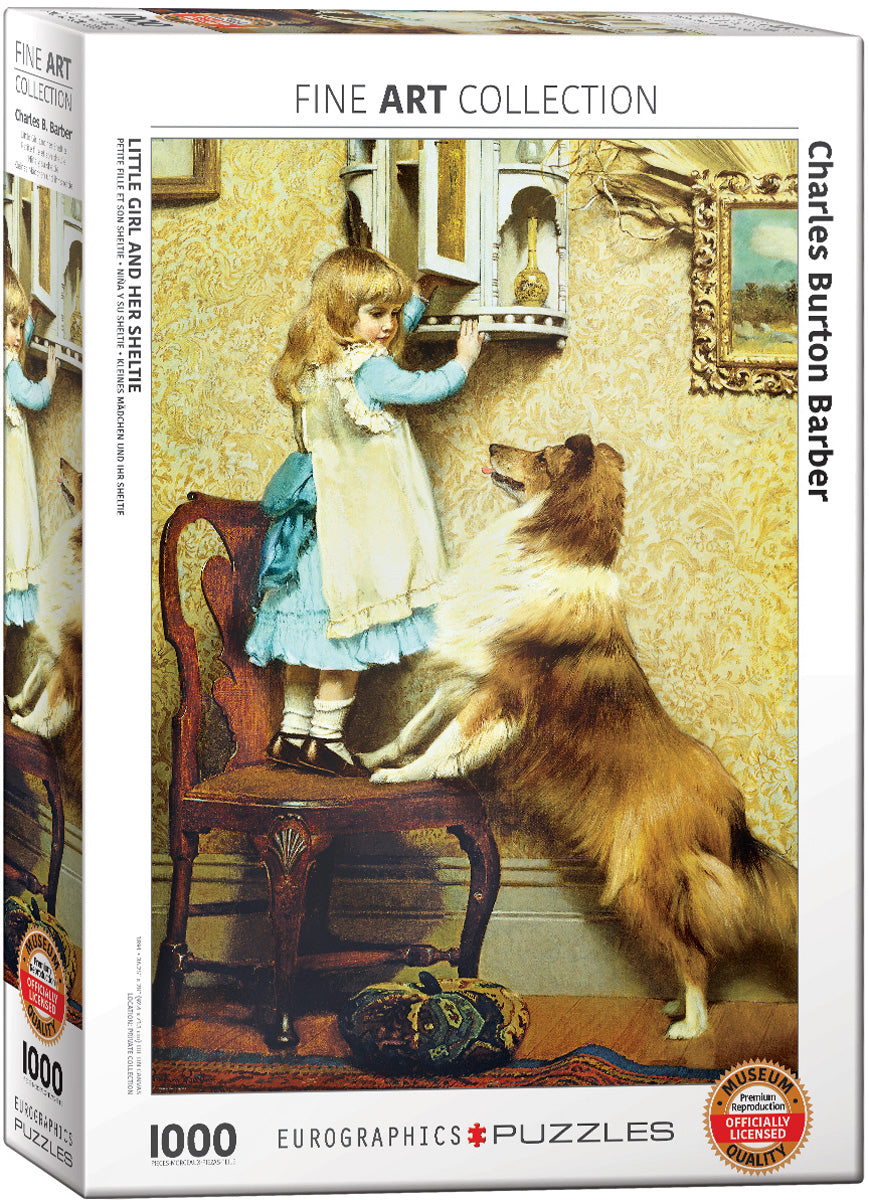 Eurographics Puzzles - Puzzle Little Girl & Sheltie