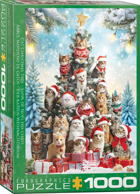 Eurographics Puzzles - Puzzle Cat Christmas Tree