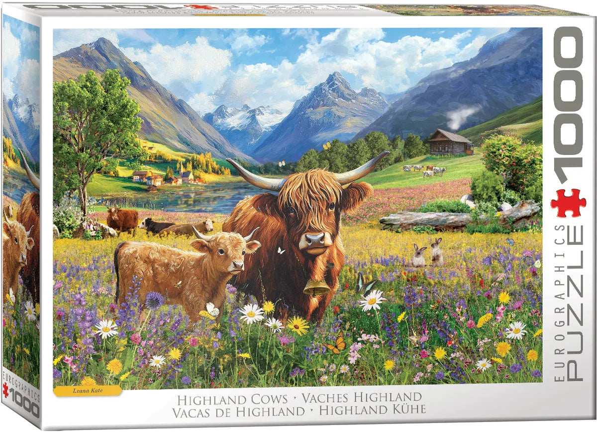 Eurographics Puzzles - Puzzle Highland Cow
