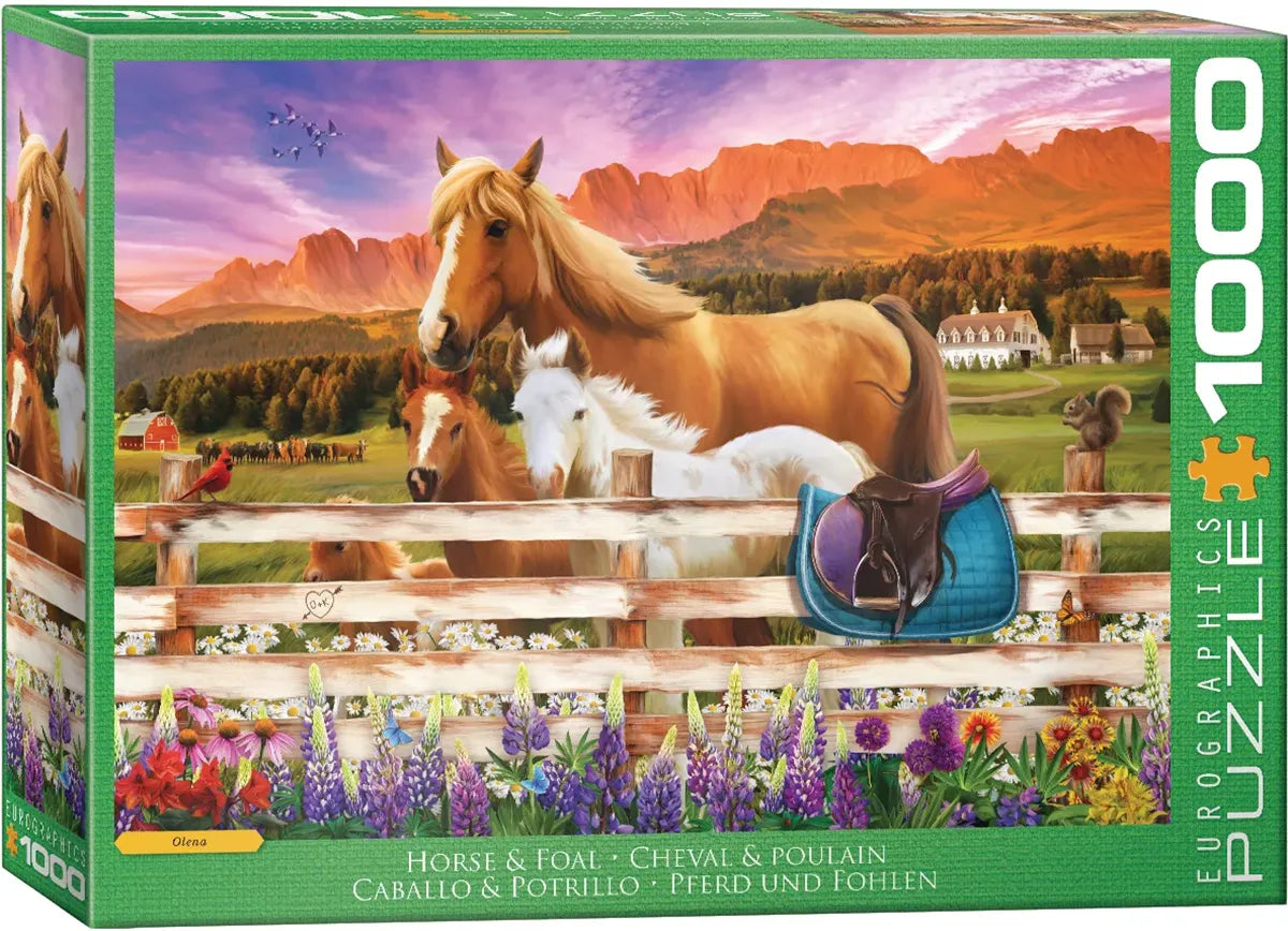 Eurographics Puzzles - Puzzle Horse & Foal