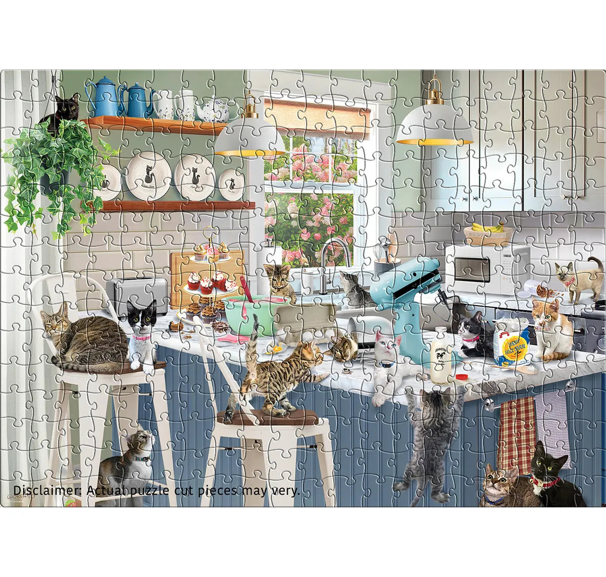 Eurographics Puzzles - Puzzle Sloppy Kitten Kitchen