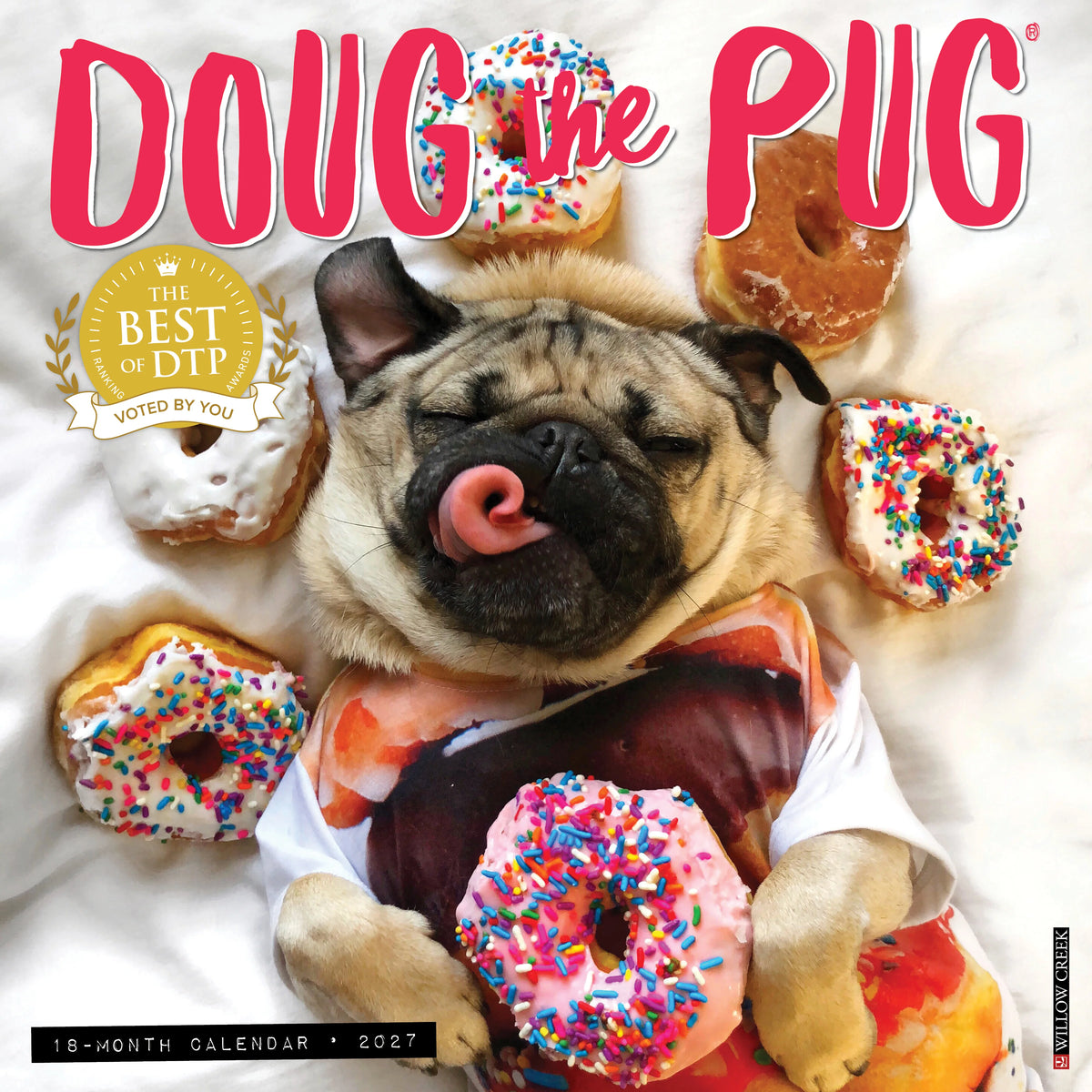 Willow Creek Press - 2027 Doug The Pug Calendar