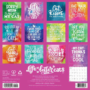 Willow Creek Press - 2027 Life Is Better With Cats Calendar