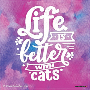 Willow Creek Press - 2027 Life Is Better With Cats Calendar