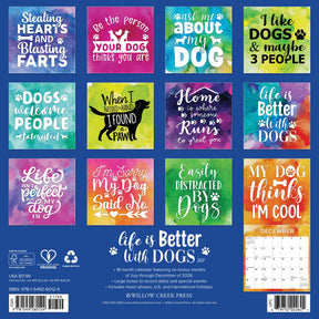 Willow Creek Press - 2027 Life Is Better With Dogs Calendar