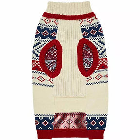 Creamy White | Nordic Fair Isle Christmas Dog Sweater