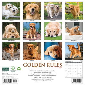 Willow Creek Press - 2027 Golden Rules Calendar