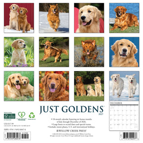Willow Creek Press - 2027 Goldens Calendar