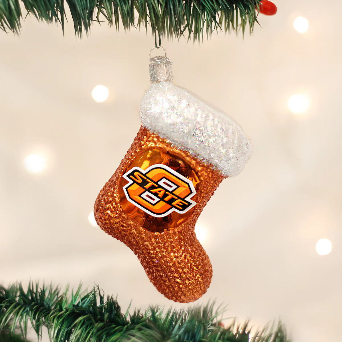 Old World Christmas - Oklahoma State Stocking Ornament