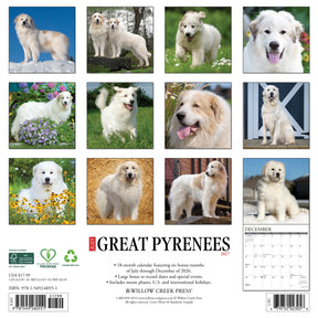 Willow Creek Press - 2027 Great Pyrenees Calendar