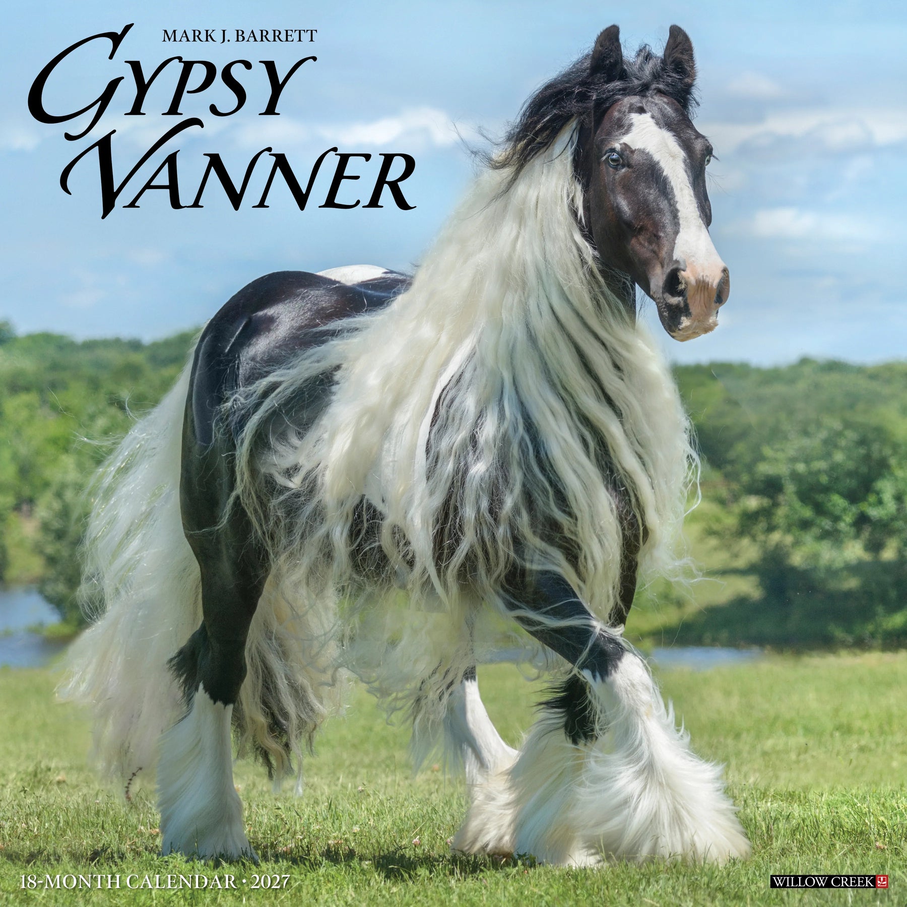 Willow Creek Press - 2027 Gypsy Vanner Horse Calendar