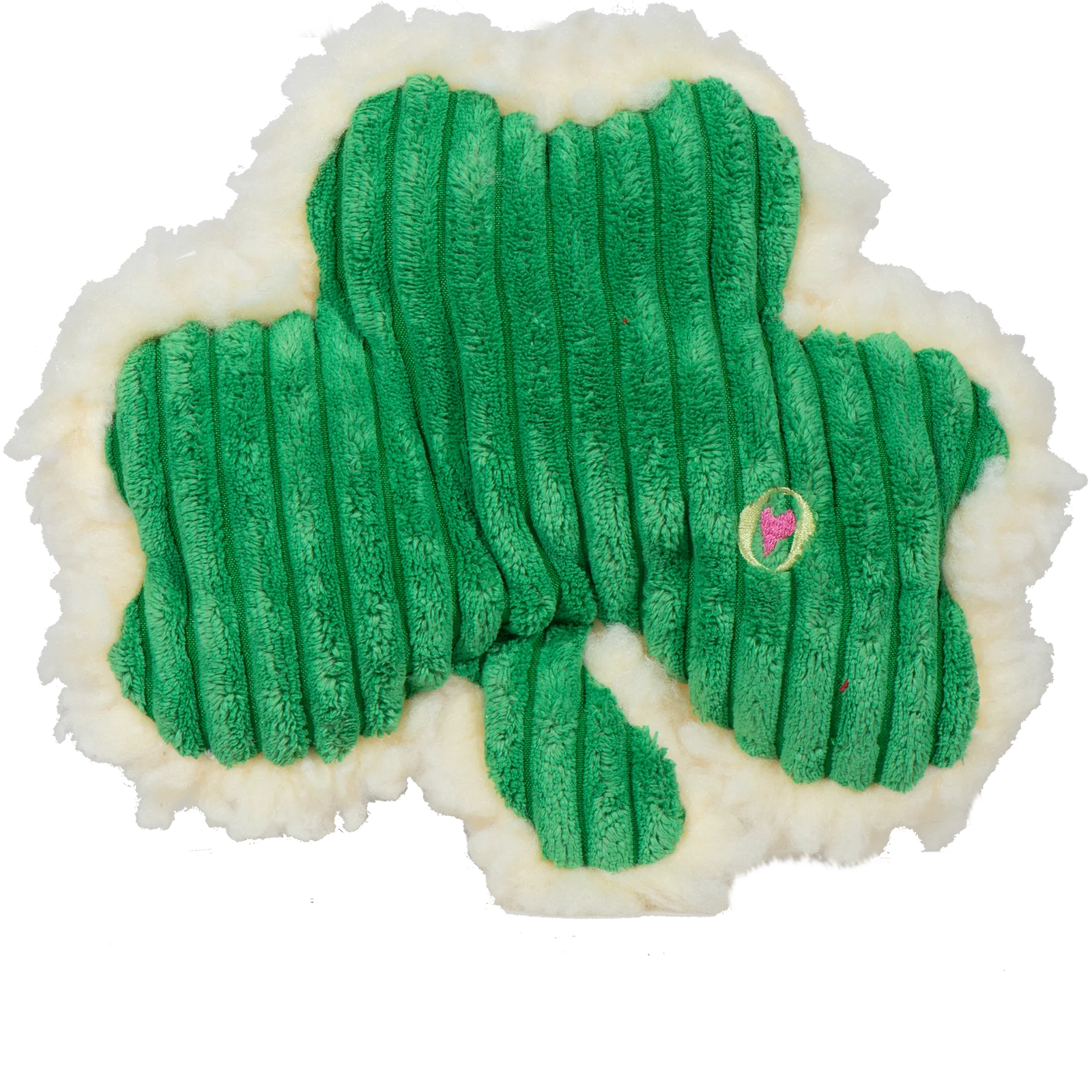 Shamrock Hugglefleece & Corduroy Dog Toy