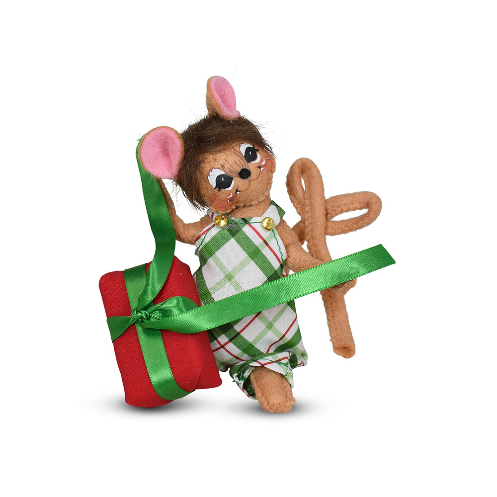 Annalee Dolls - Gift Mouse Wrapped With Love