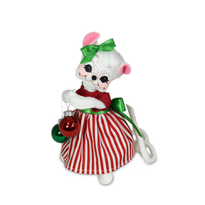 Annalee Jolly Girl Mouse 6 inch