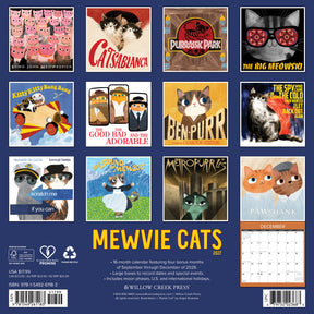 Willow Creek Press - 2027 Mewvie Cats Calendar