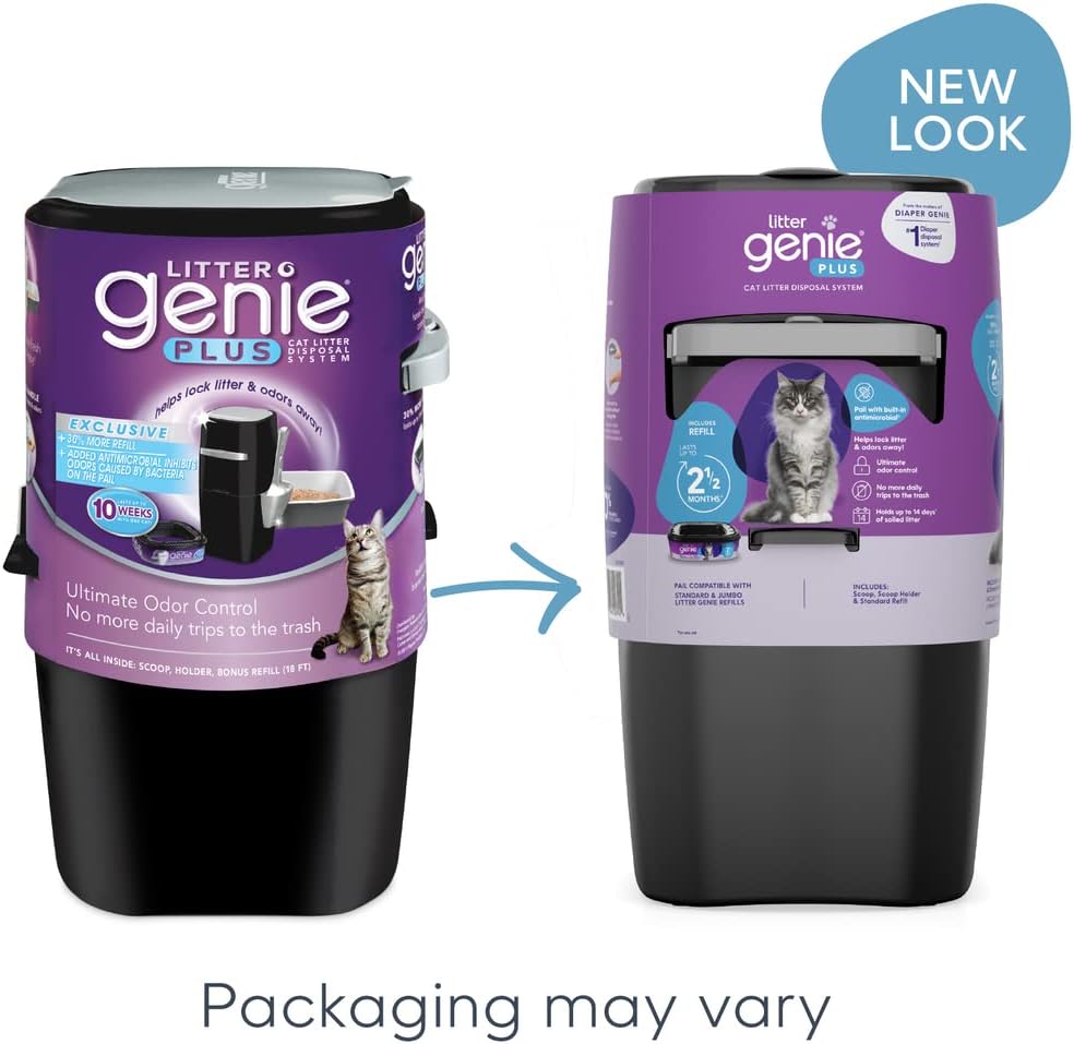 Litter Genie Plus Cat Litter Disposal System/Refill/Scoop