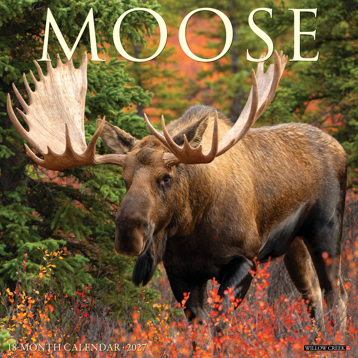 Willow Creek Press - 2027 Moose Calendar