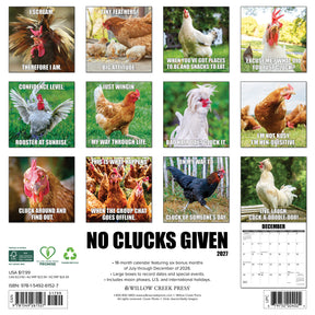 Willow Creek Press - 2027 No Clucks Given Calendar