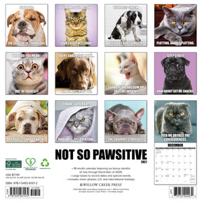 Willow Creek Press - 2027 Not So Pawsitive Calendar