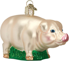 Old World Christmas - Big Pig Ornament