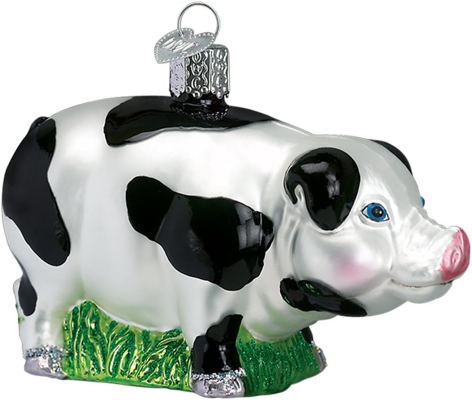 Old World Christmas - Big Pig Ornament