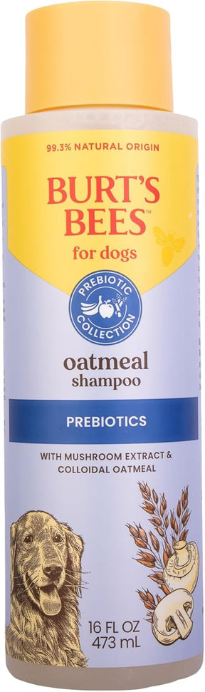 Burt's Bees - Prebiotic & Mushroom Oatmeal Shampoo for Dogs