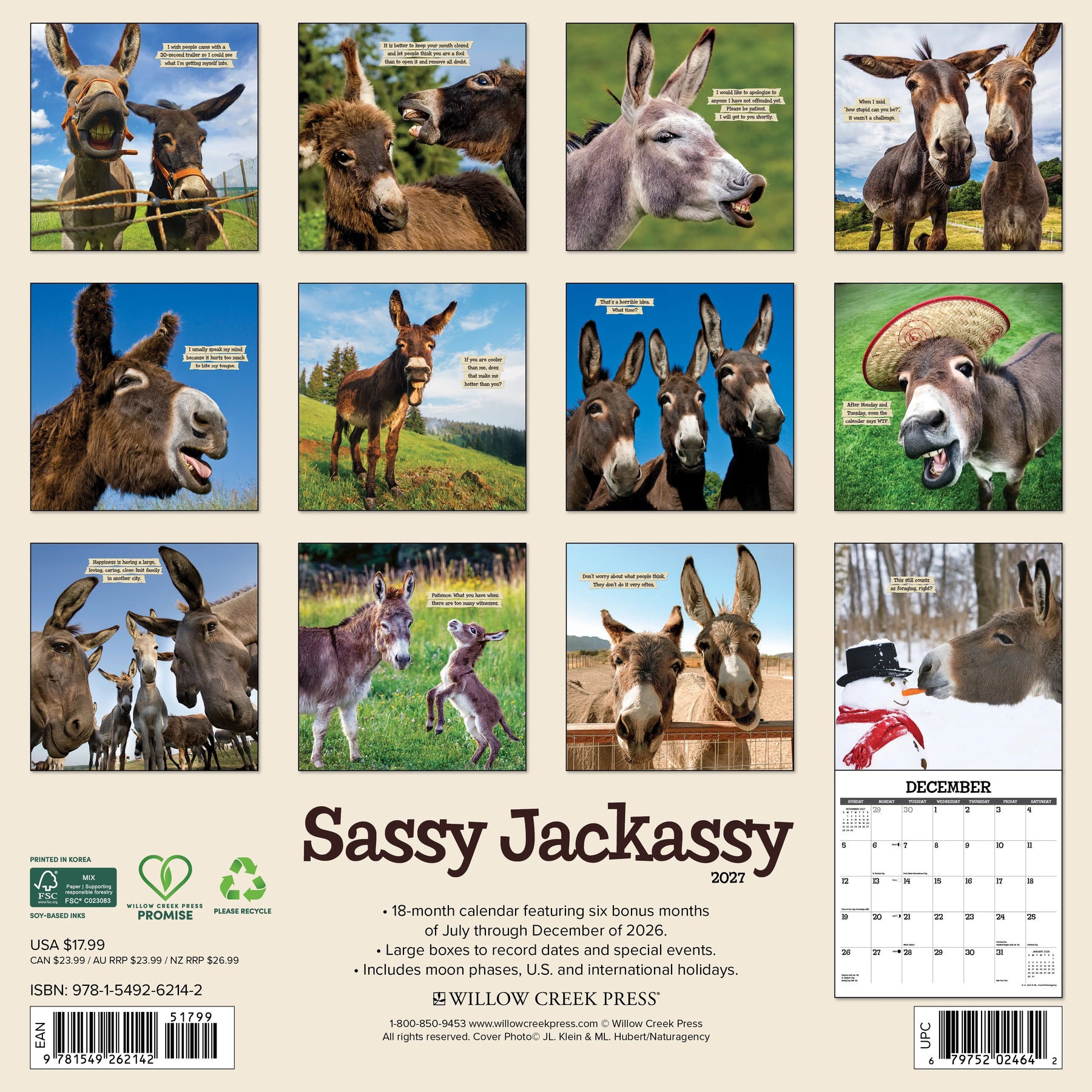 Willow Creek Press - 2027 Ranchlife Calendar