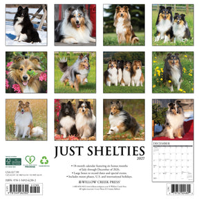 Willow Creek Press - 2027 Shelties Calendar