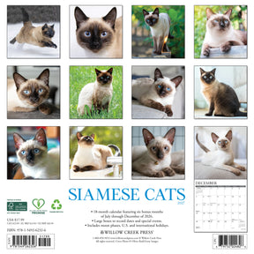 Willow Creek Press - 2027 Siamese Cats Calendar