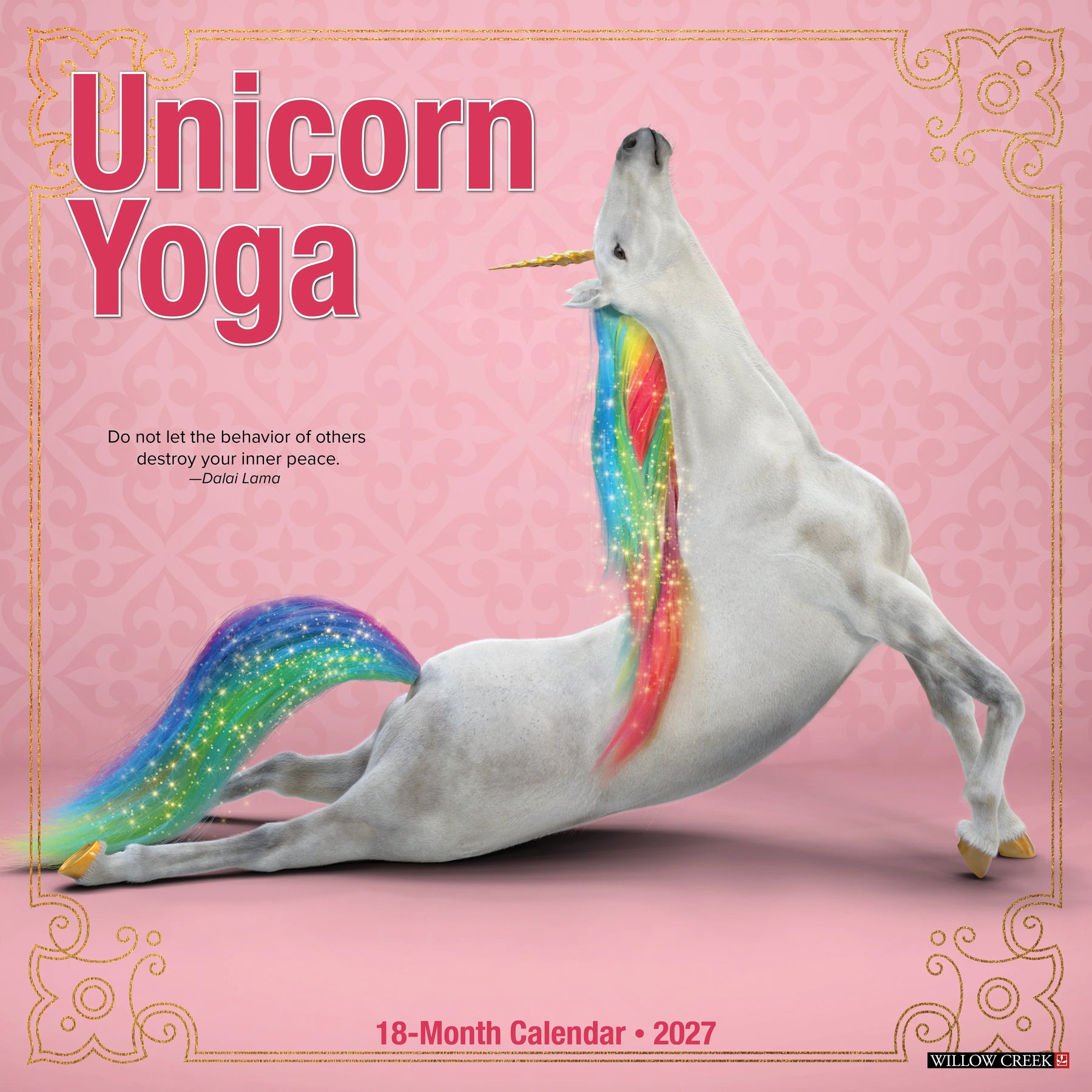 Willow Creek Press - 2027 Unicorn Yoga Calendar