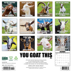 Willow Creek Press - 2027 You Goat This Calendar