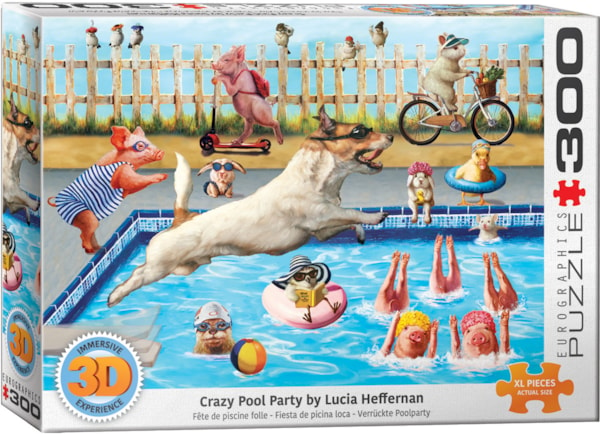 Puzzle Crazy Pool Day