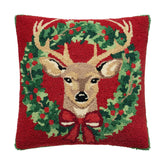 Peking HandiCraft - Pillow Hook Reindeer Wreath