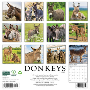 Willow Creek Press - 2027 Donkeys Calendar