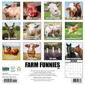 Willow Creek Press - 2027 Farm Funnies Calendar