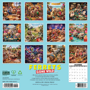 Willow Creek Press - 2027 Ferrets Gone Wild Calendar