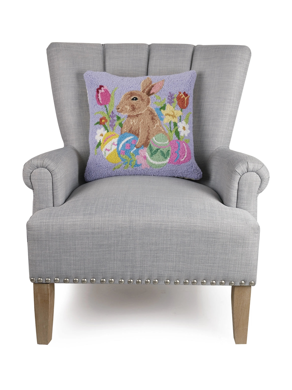 Peking HandiCraft - Pillow Hook Lavender Bunny