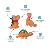 Petshop by Fringe Studio - Dog Toy 3 Pc Set Baking Spirits Bright