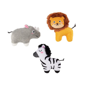Petshop by Fringe Studio - Dog Toy 3 Pc Set MEET AT THE ZOO