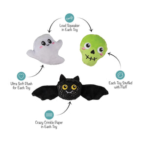 Petshop by Fringe Studio - Dog Toy Set 3 Pcs BOO YAH