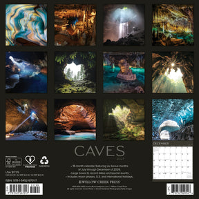 Willow Creek Press - 2027 Caves Calendar