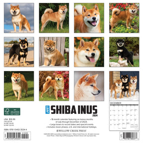 2024 Shiba Inus Calendar