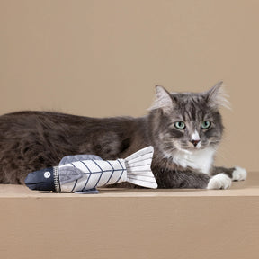 Petshop By Fringe Studio - Cat Toy Canvas Kicker Something's Fishy