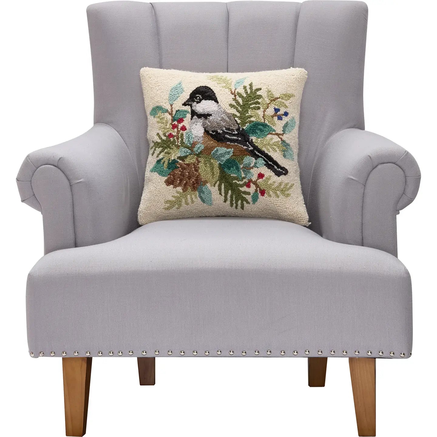 Peking Handicraft - Pillow Hook Holiday Chickadee