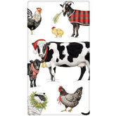 Mary Lake Thompson - Towel Winter Farm Scatter Flour Sack Towel